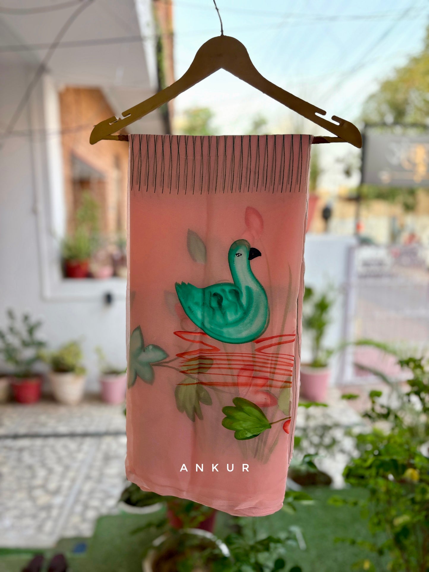 Baby Pink Duck Brush Paint