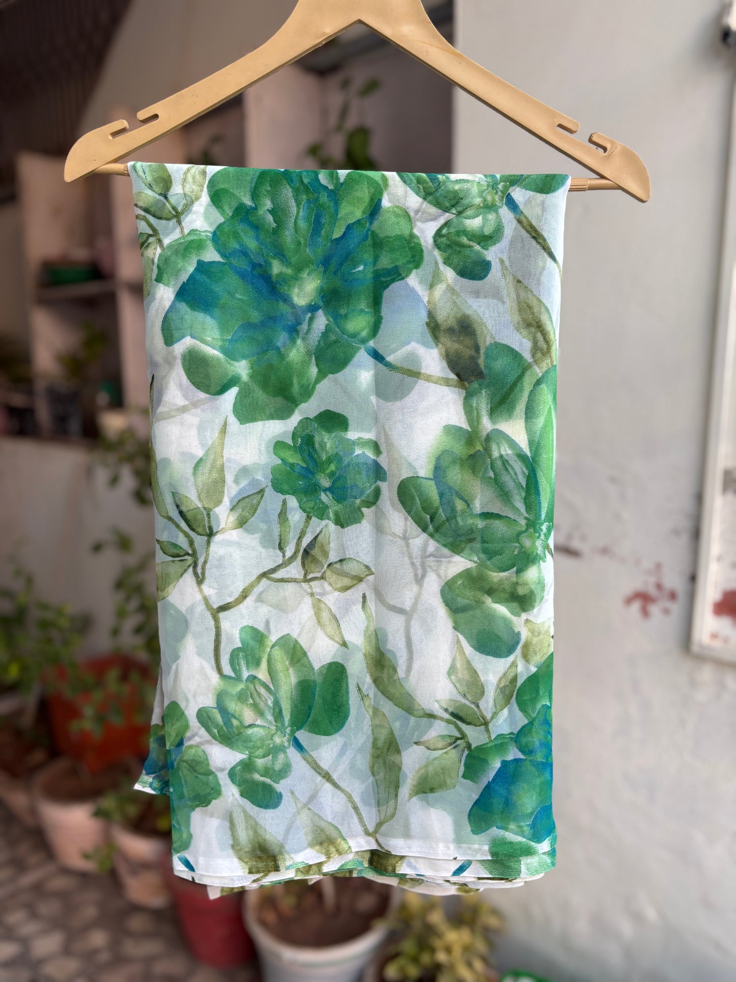 Northen Green Forest Flower Print
