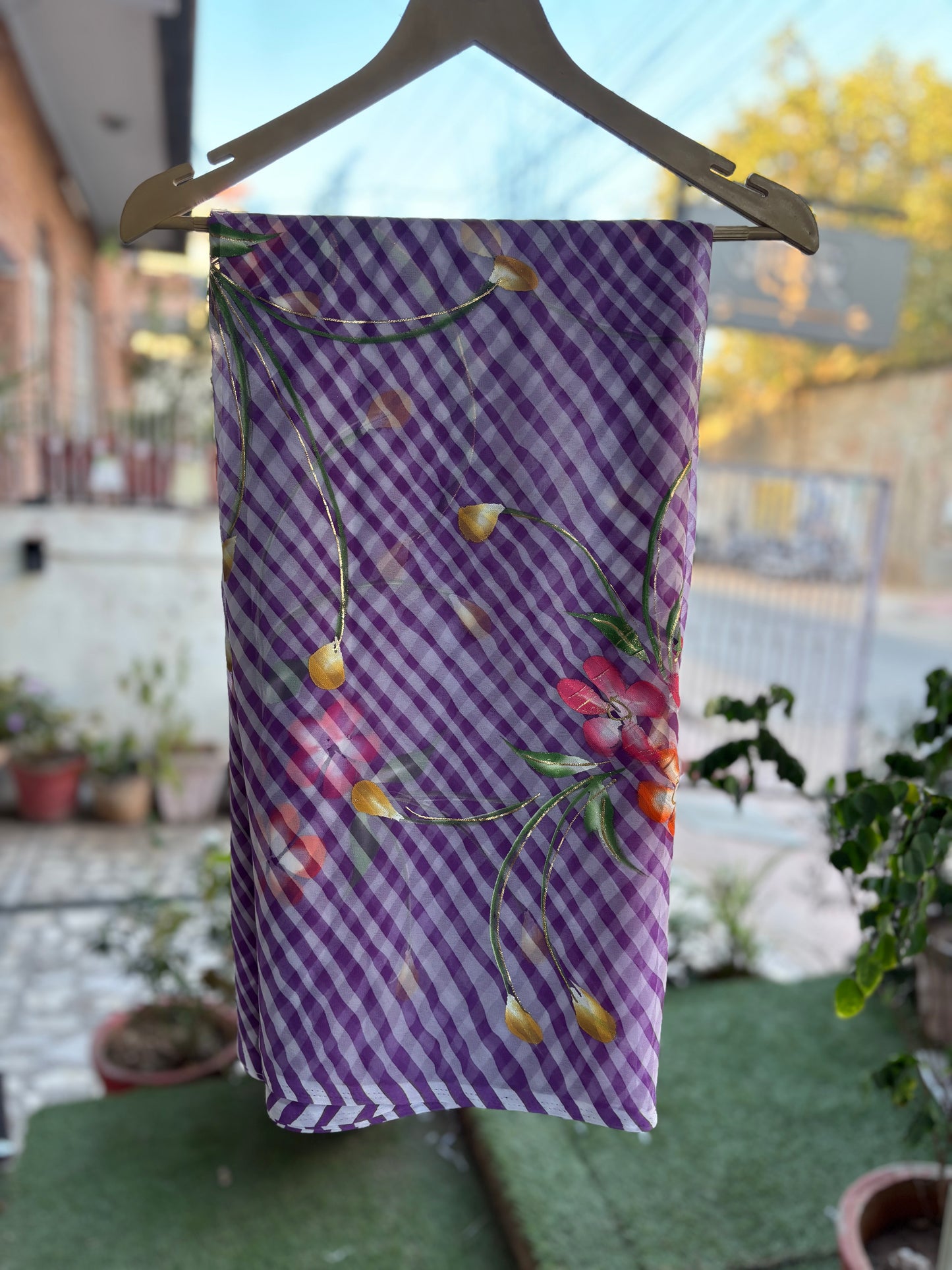 Purple Ragini Lehriya