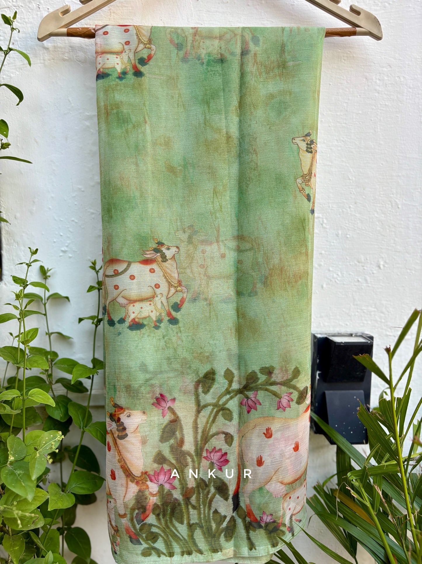 Mint Petal Vintage Isha Chiffon