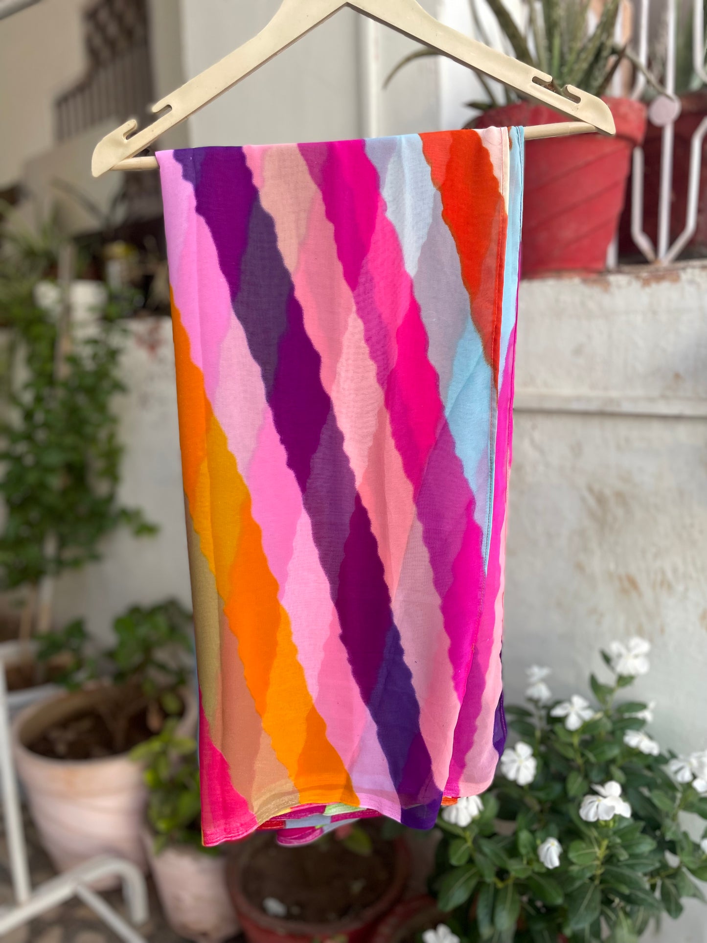 Multi colour Lehriya latika