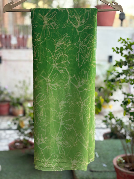 Forest Green Double Shaded Rajwadi