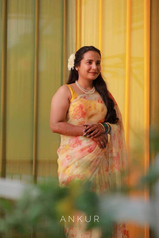 Yellow Red Rose Ziya Foil