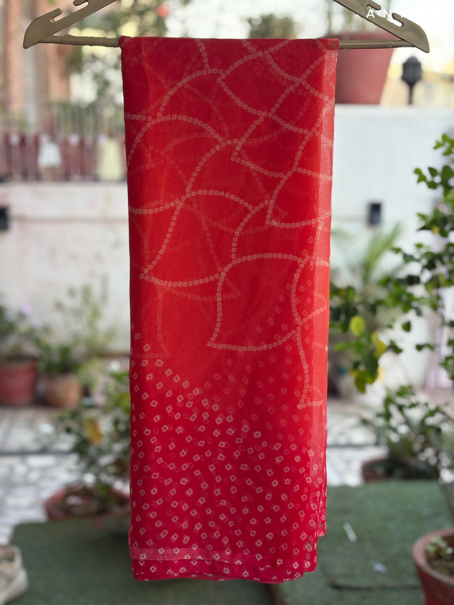 Shades of Orange Traditional Rajwadi