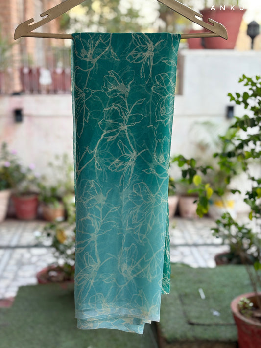 Ocean Green Double Shaded Rajwadi