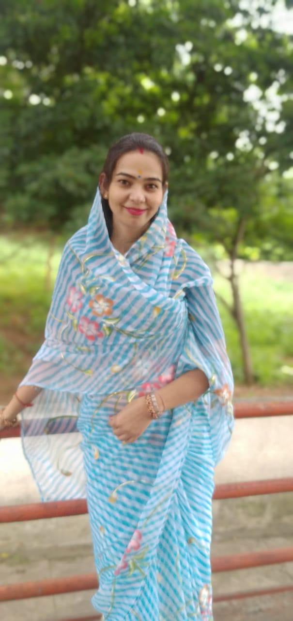 Sky Blue Ragini Lehriya
