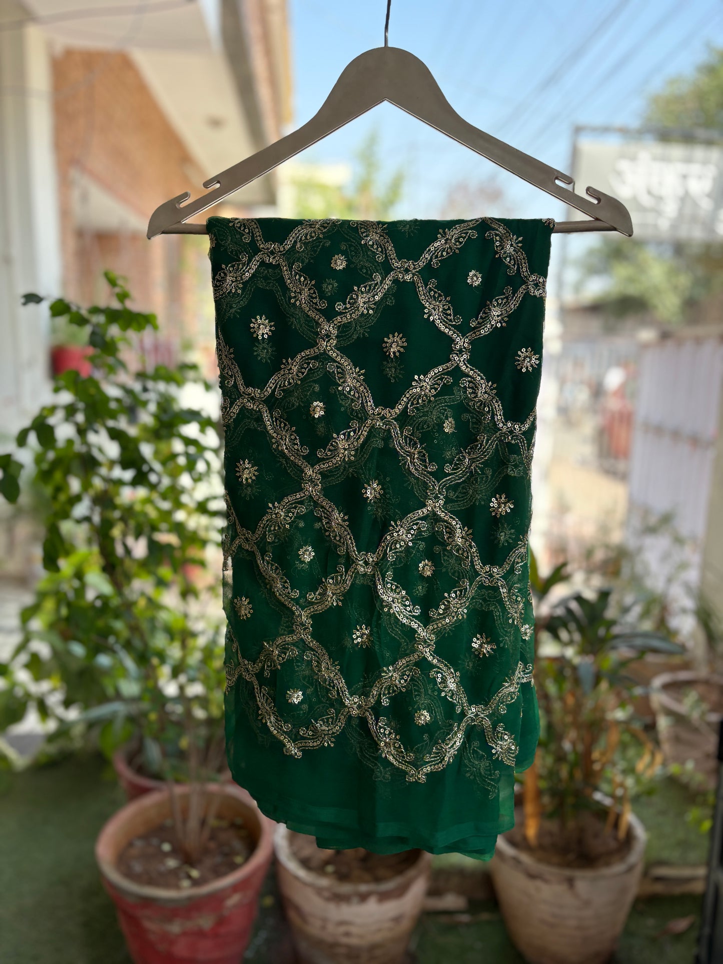 Green Single Shade Yamini