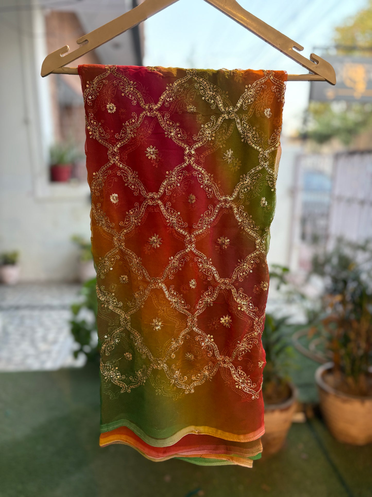 Green tone multi Shade Yamini