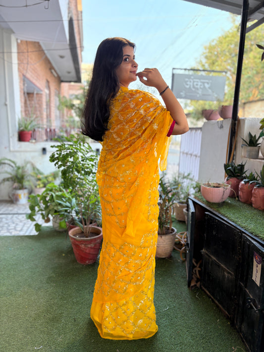 Gold Yellow Single Shade Yamini
