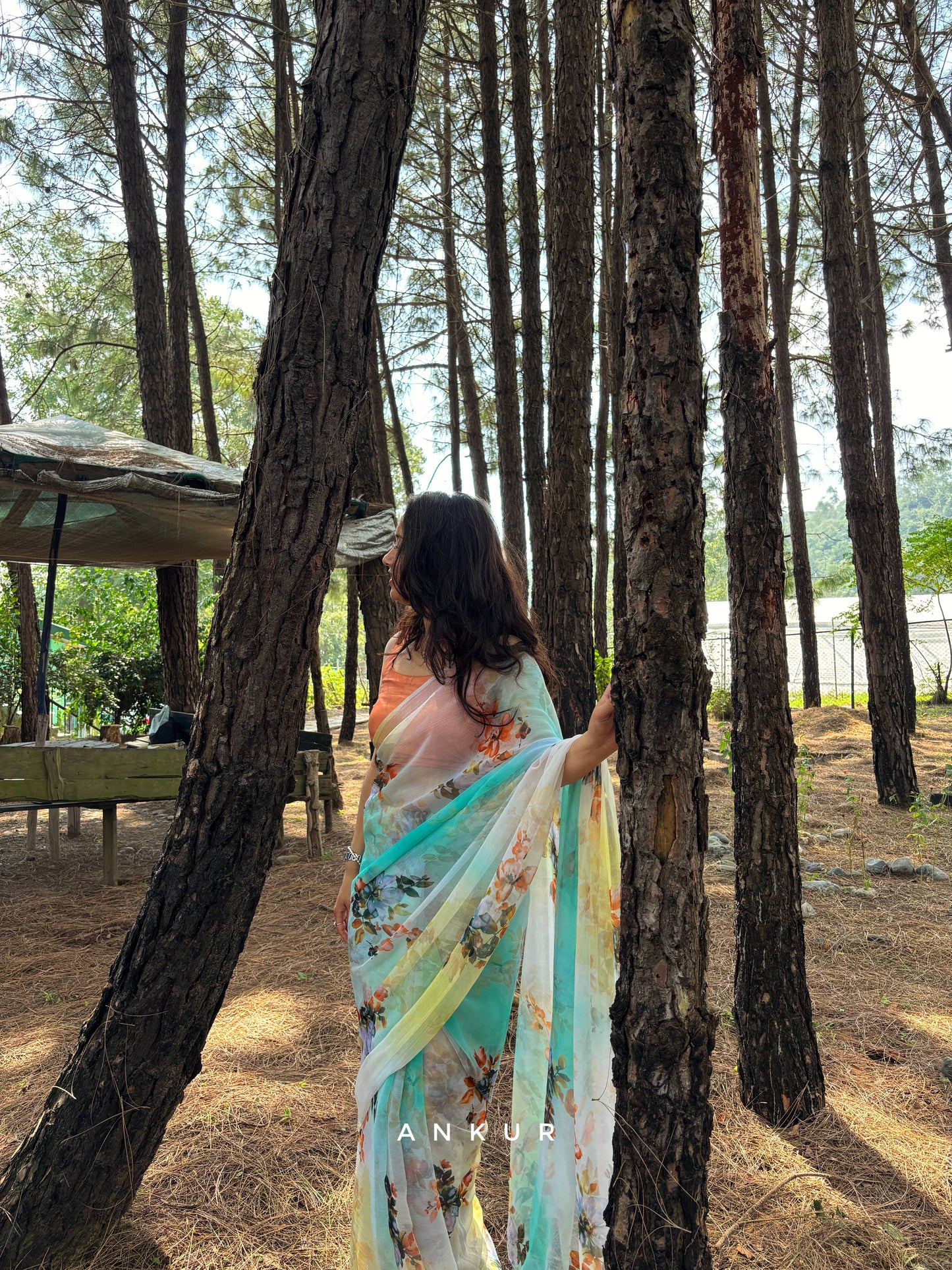 Garden Breeze Vintage Isha Chiffon