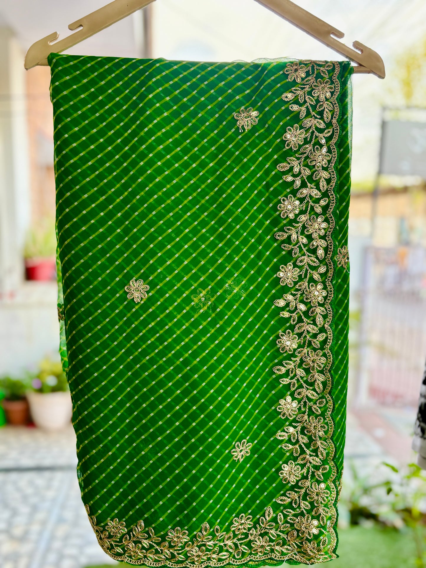 True Green Lava Orange M Nagina Work