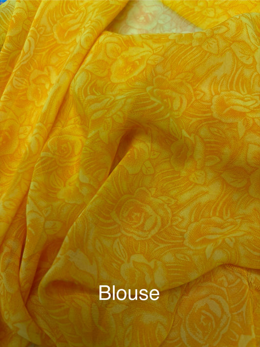 Yellow Latika Saree