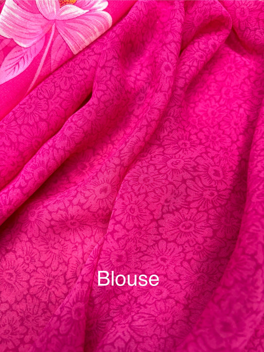 Pink gulabi Latika Saree