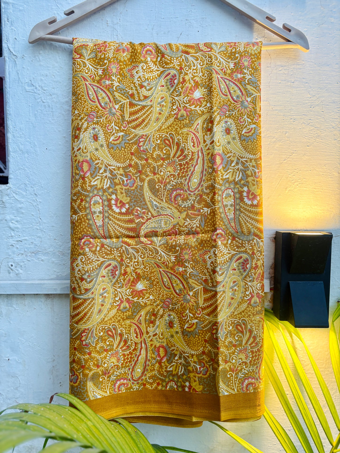 The Lion Yellow Kosa Silk