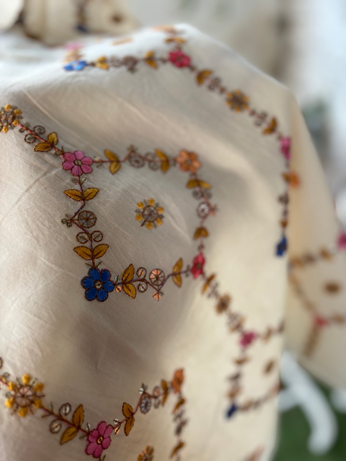 Pure Cotton Sequins Kurtis