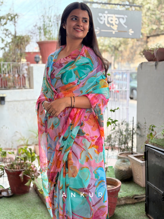 Modern Art Design one Flower Print