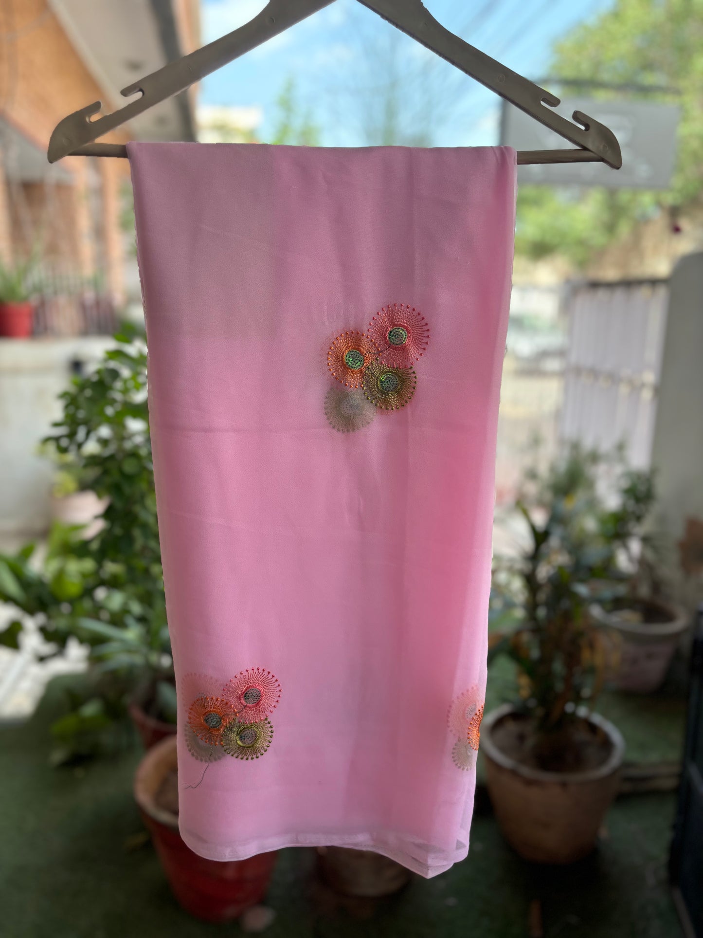 Fresh Pink Multi Colour Anvi