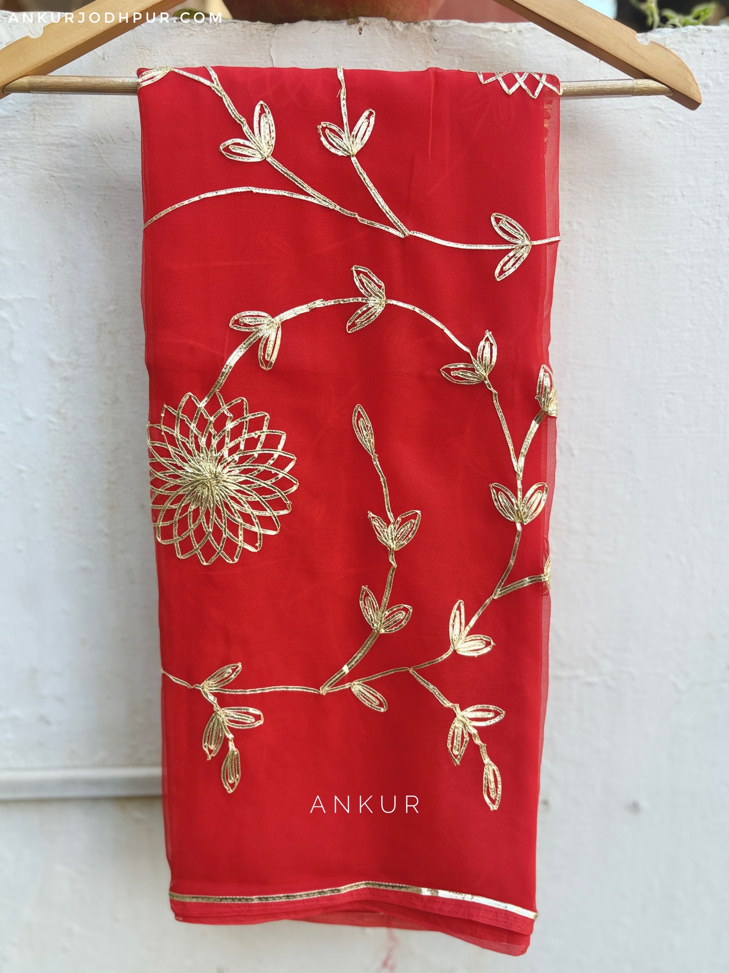 Gajri in Jaal work Anvi