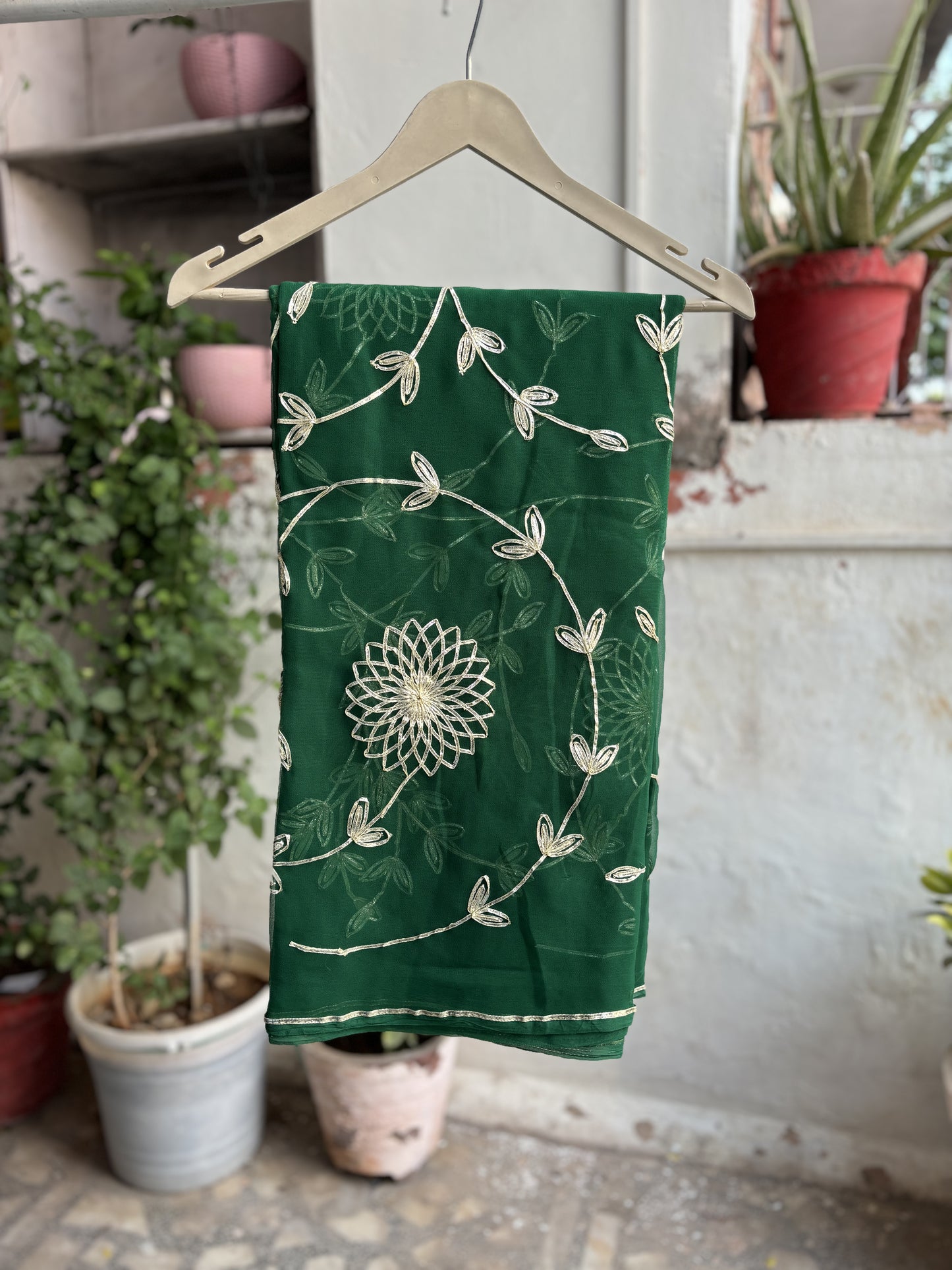 Green in Jaal work Anvi
