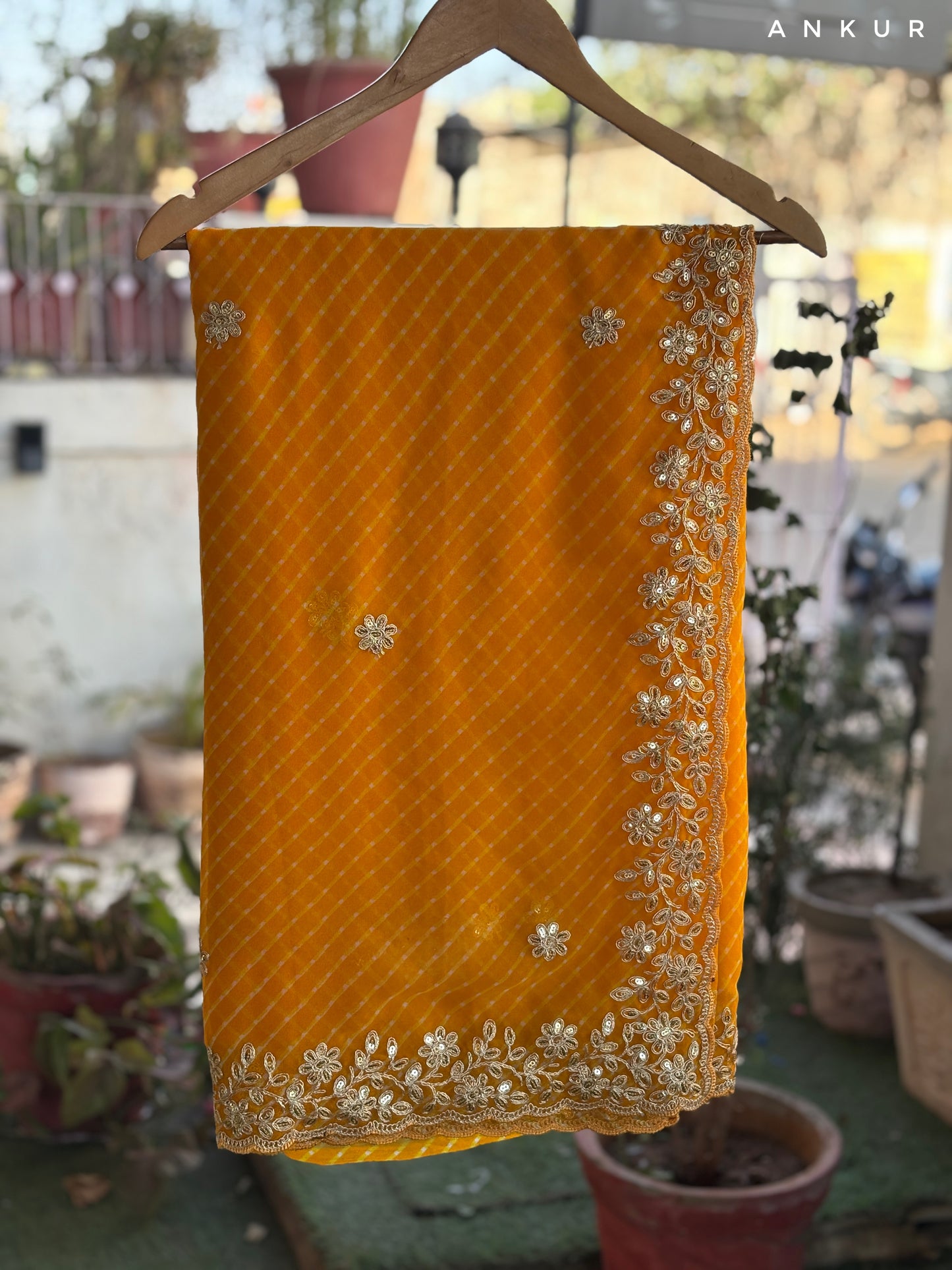 Forever Yellow Nagina Work