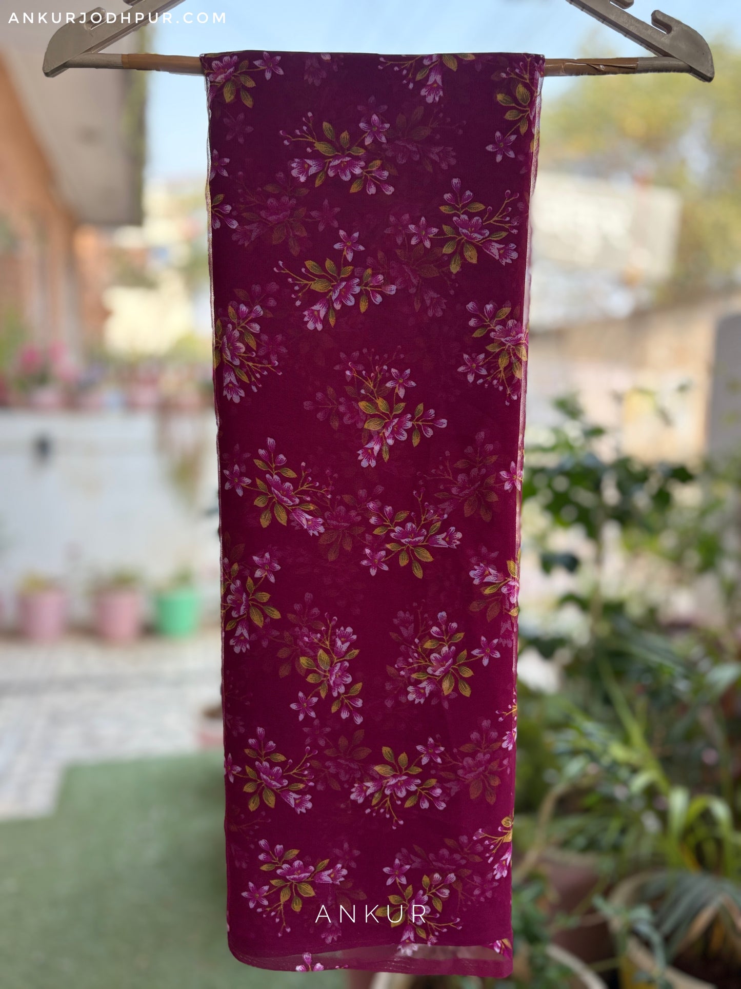 Marwar Bloom Design One Flower Print