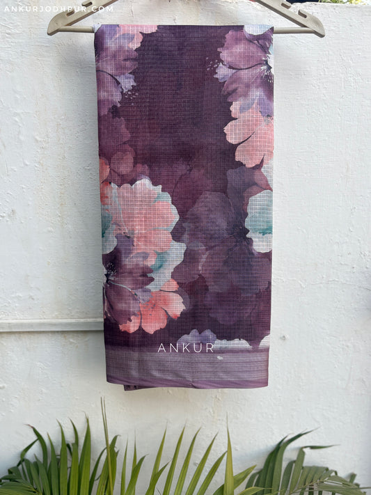 Plum Meherbano Madhuri Silk