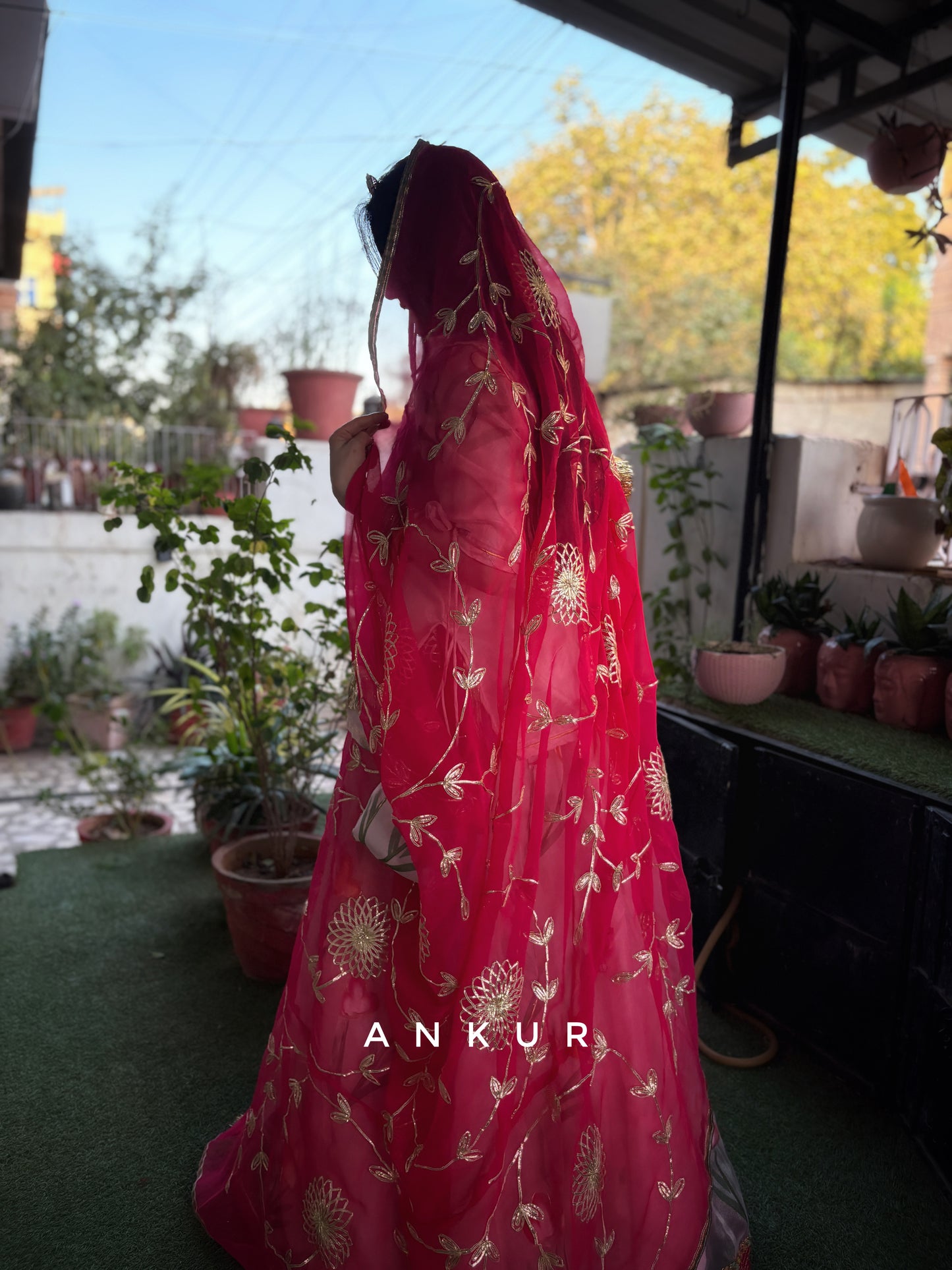 Pink with Rani Rajputi Poshak