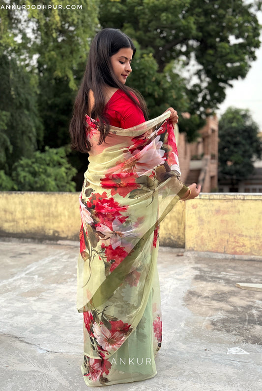 Sunehri Baagh Vintage Isha Chiffon