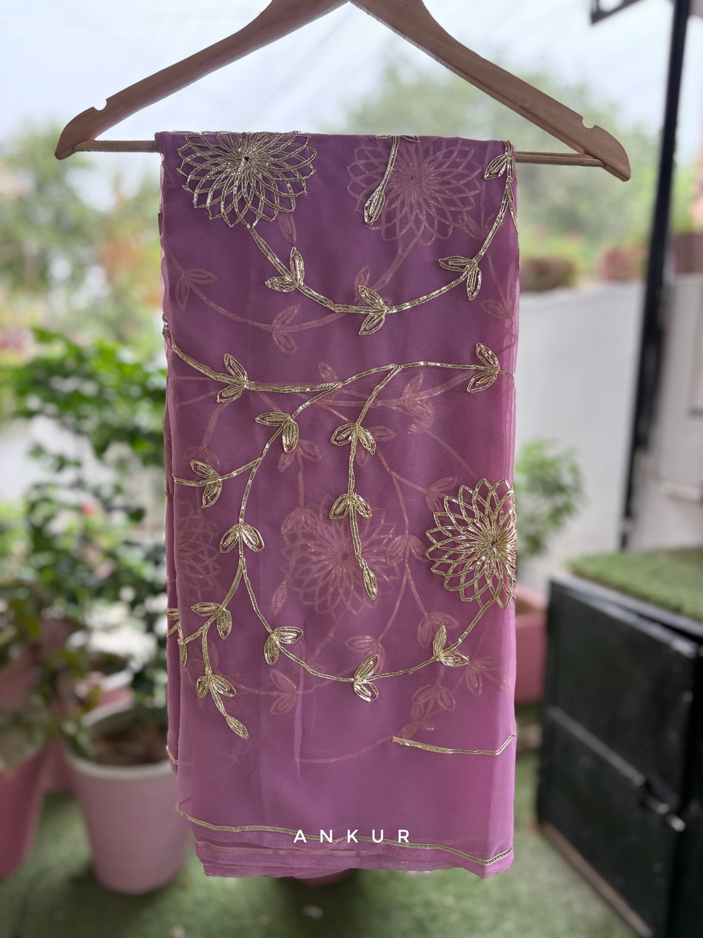 Lavender in Jaal work Anvi