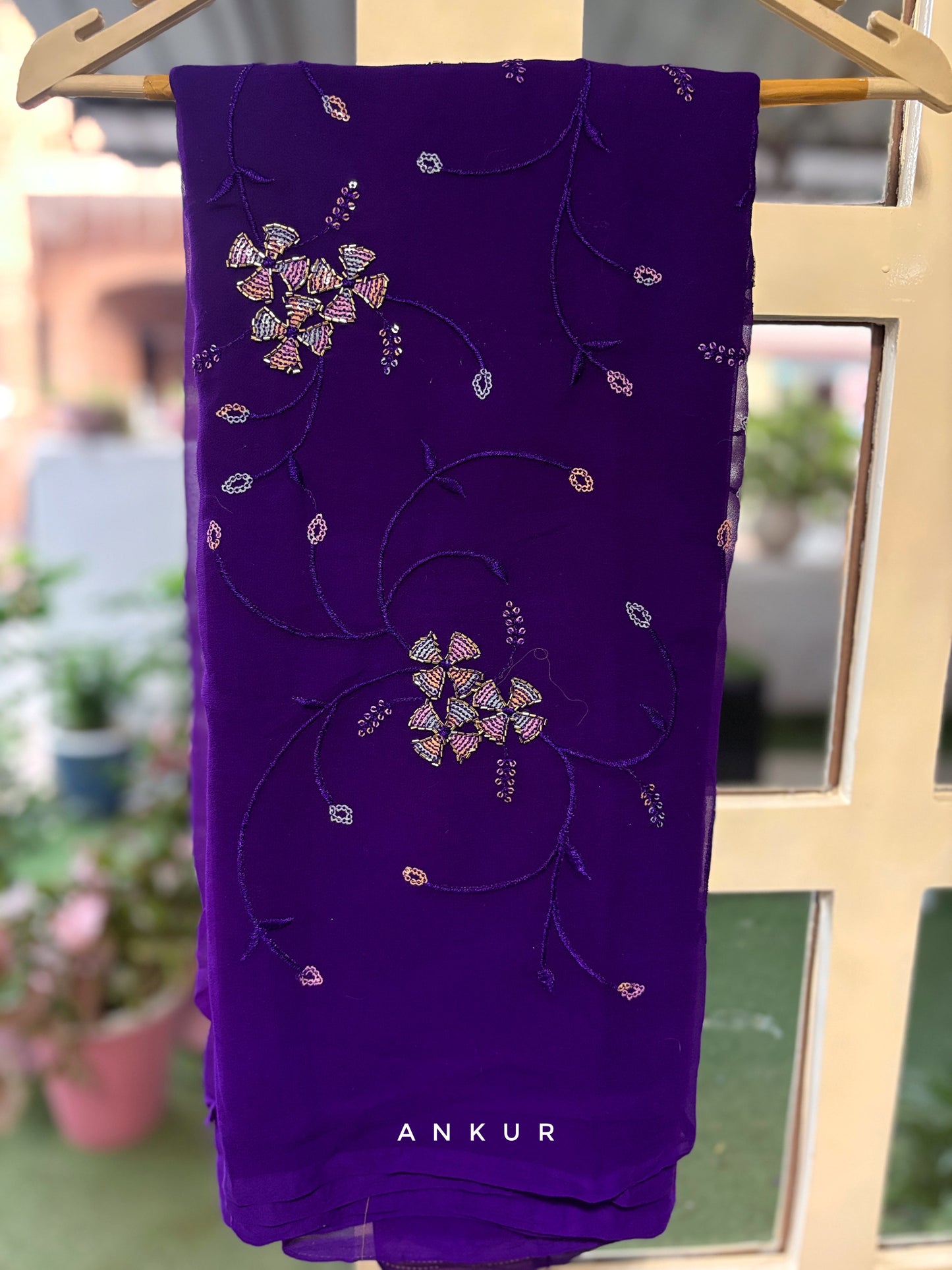 Royal Violet Blossom Suhani