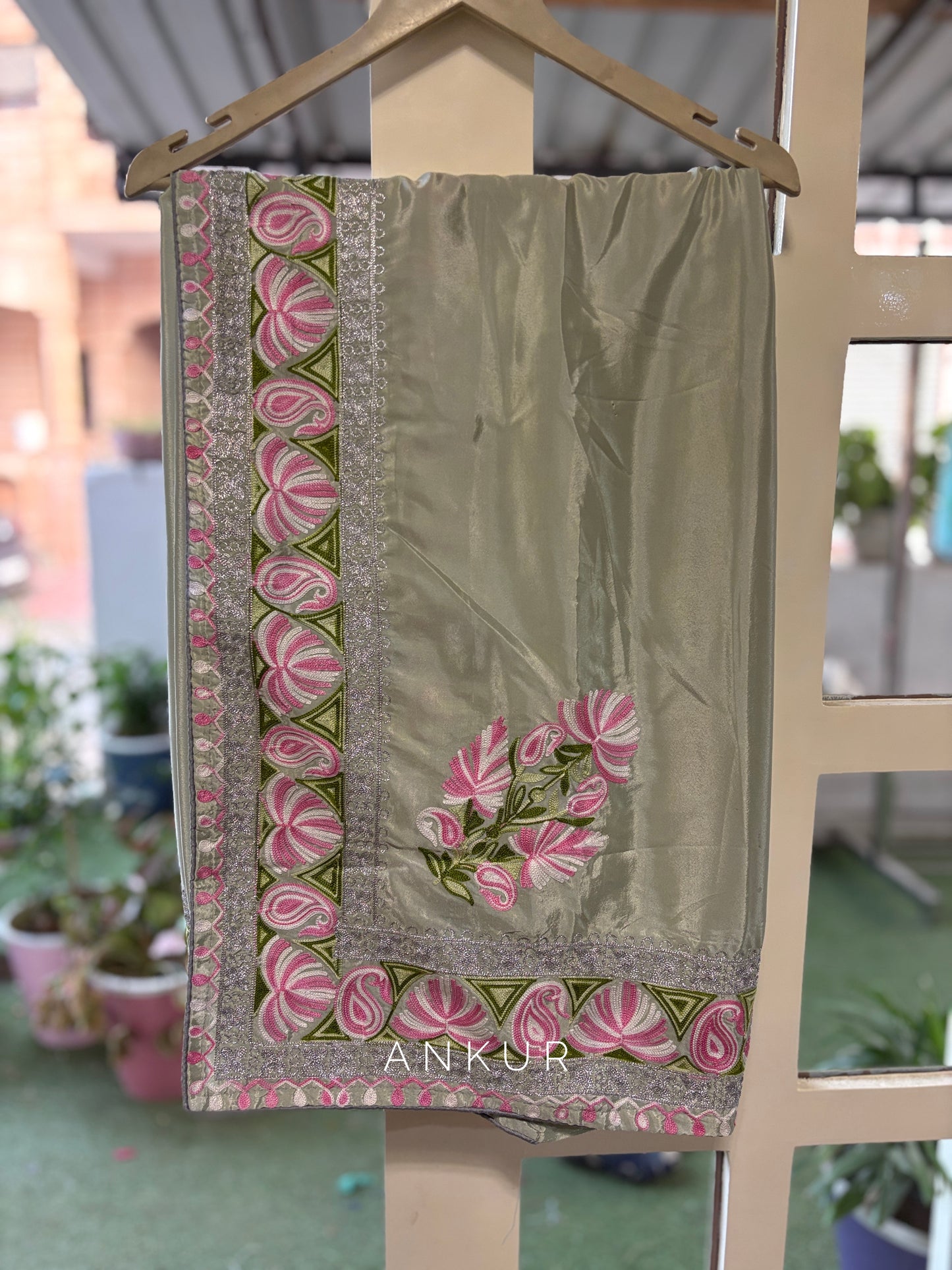 The Royal Green Kausheya Silk