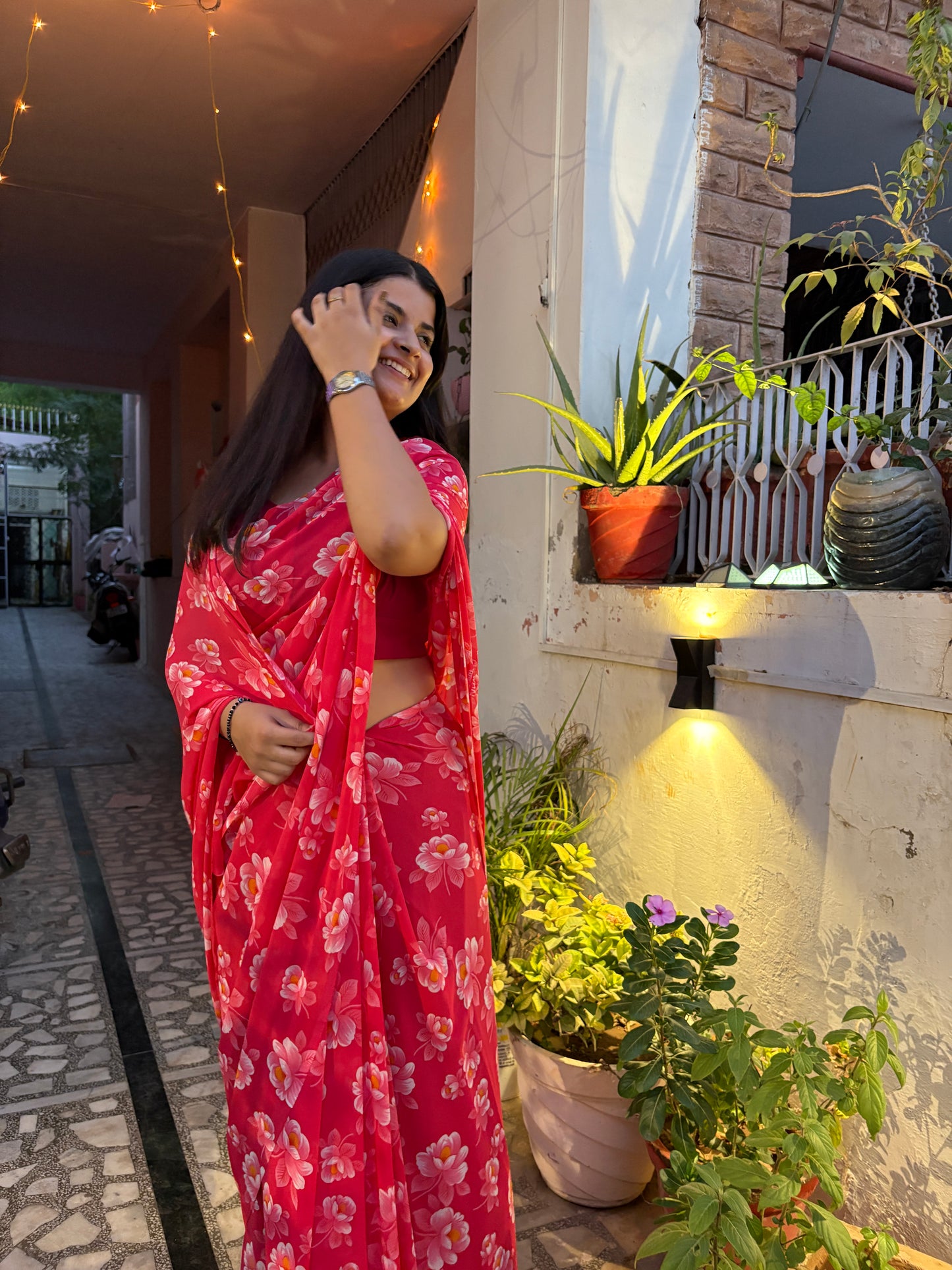 Soft Pink Latika Saree