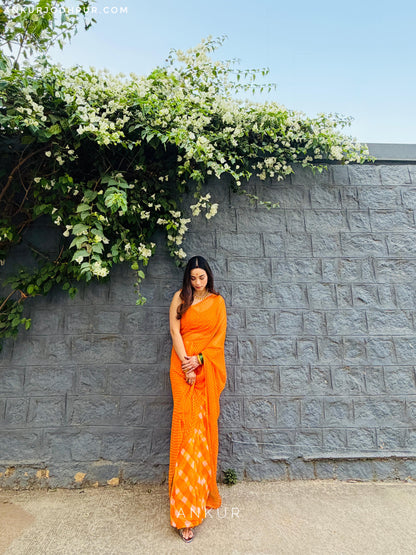 Pumpkin Orange Mothda x Lehriya