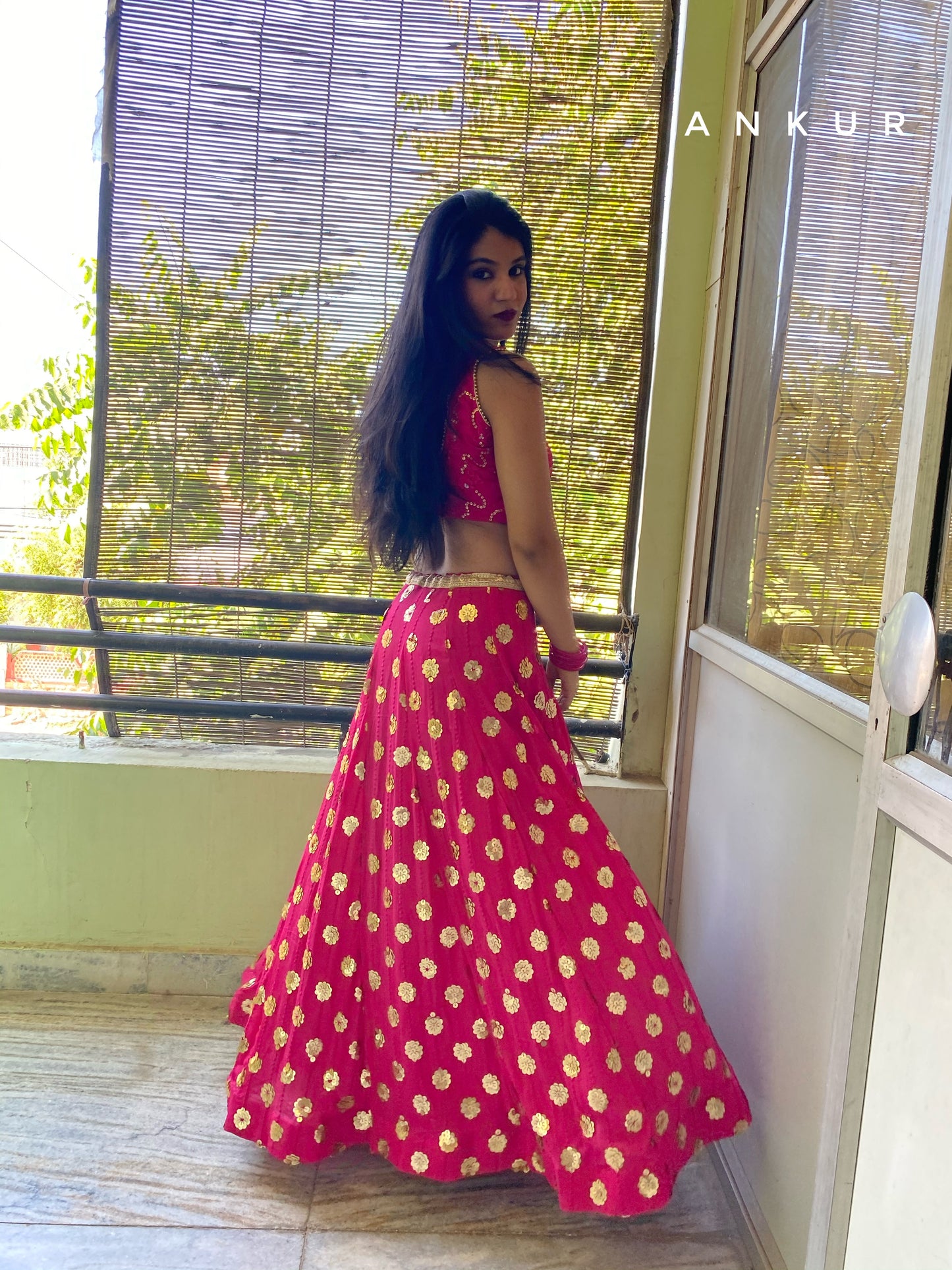 Hot Pink Lehenga