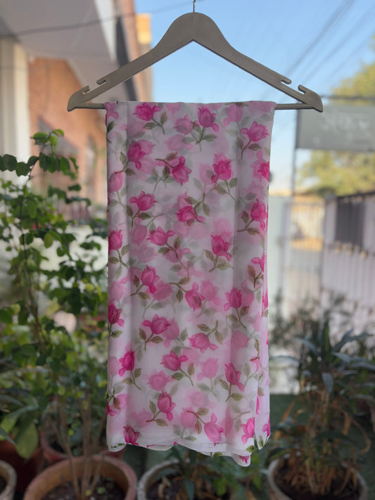 Pink Flower Print