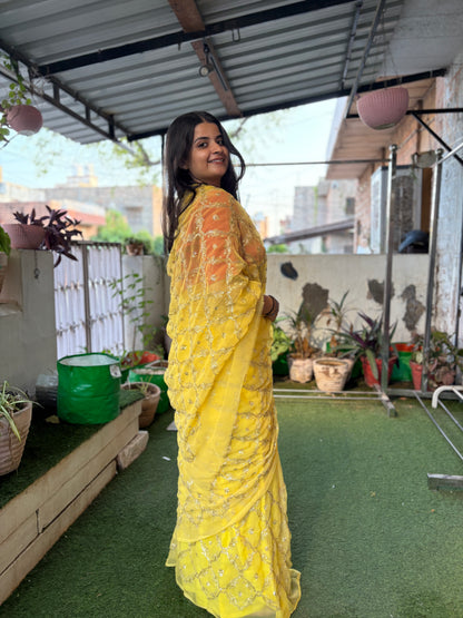 Lemon Yellow Single Shade Yamini