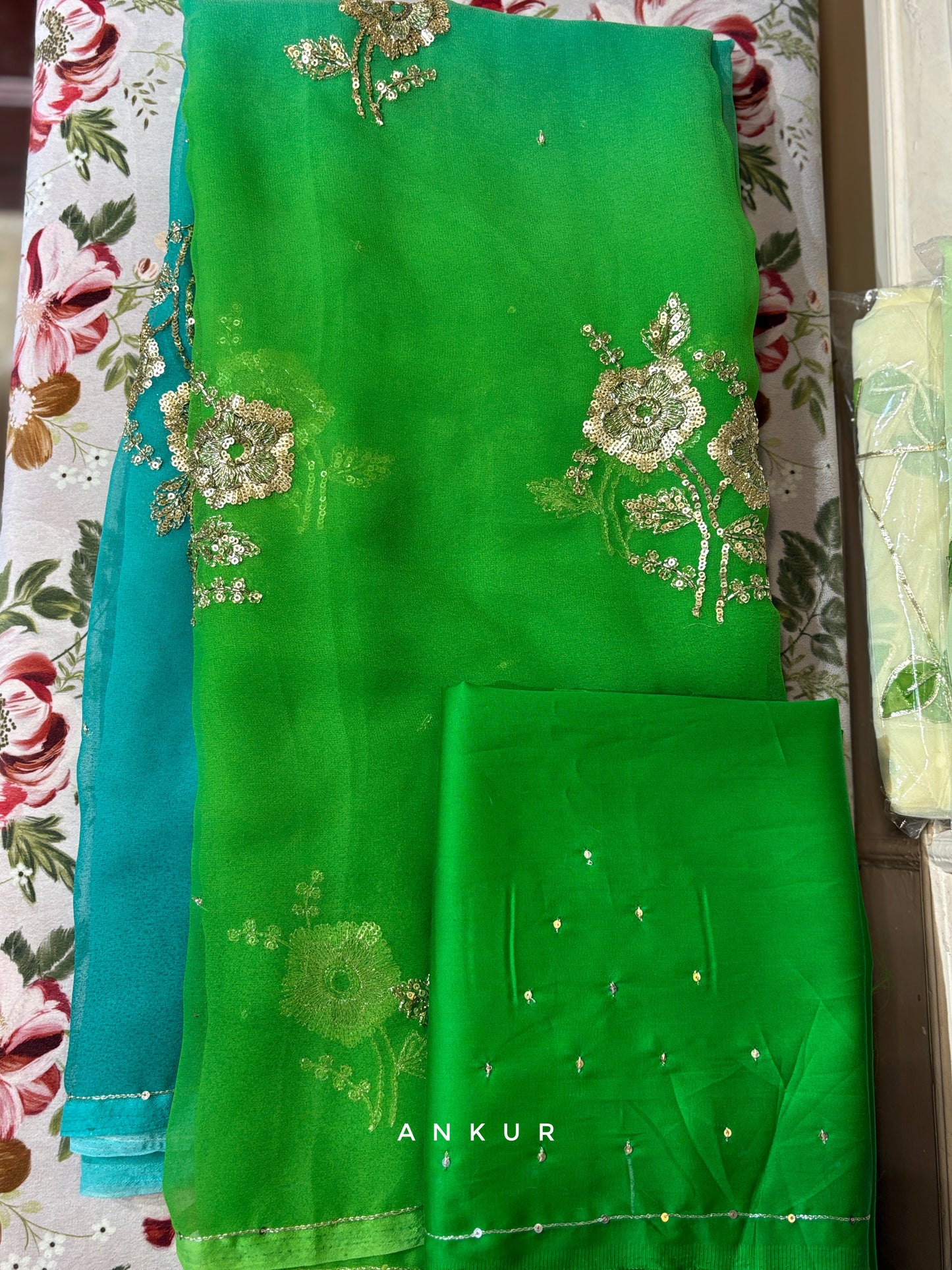 Emerald Green Shaded Yamini 2.0