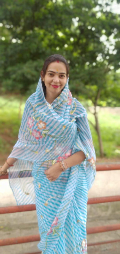 Sky Blue Ragini Lehriya