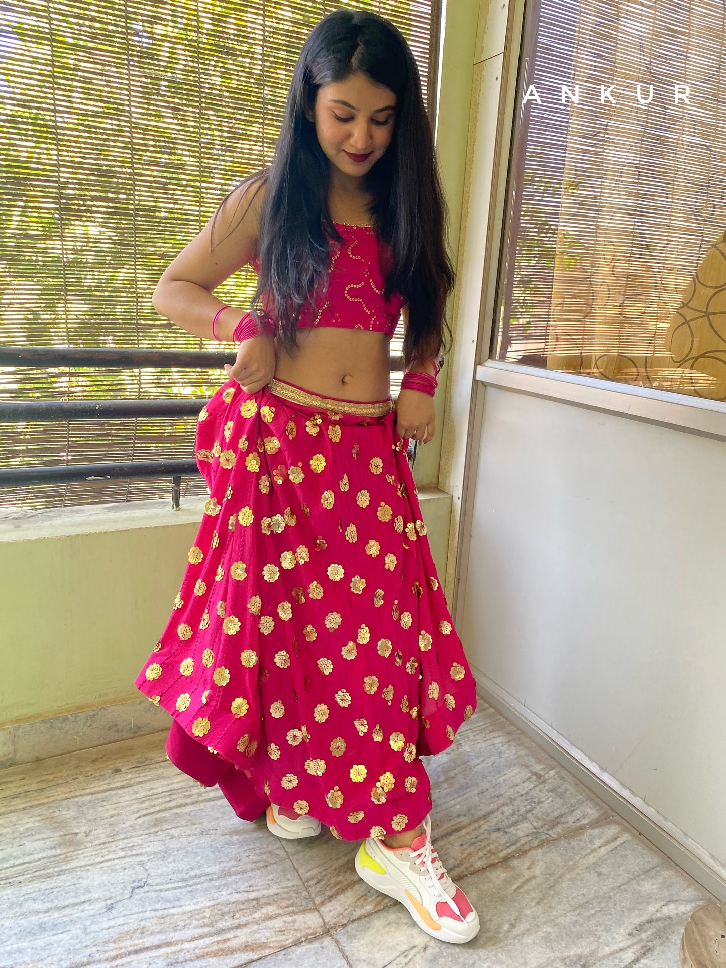 Hot Pink Lehenga