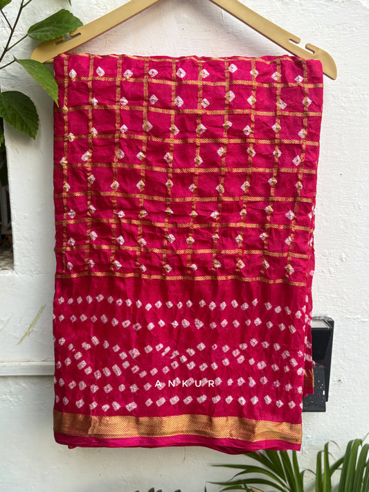 Maha rani Silk Bandhani