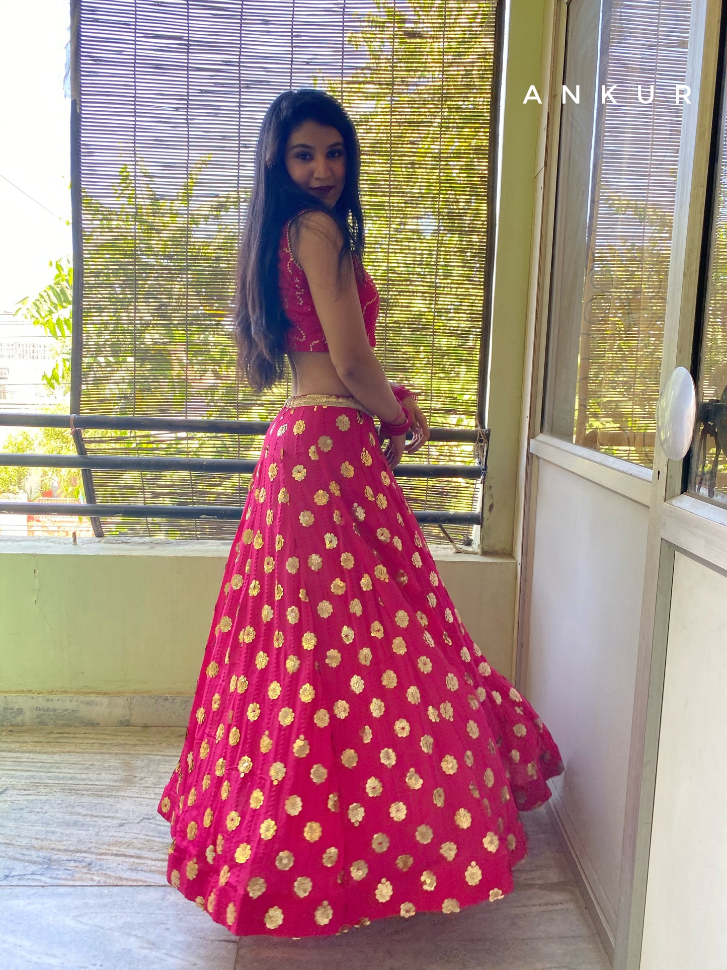 Hot Pink Lehenga