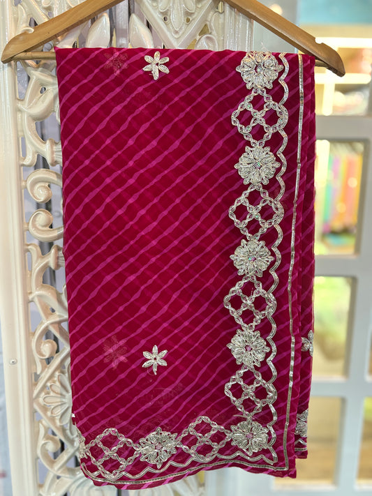 Rani Lehriya with laddu design Gota Anvi