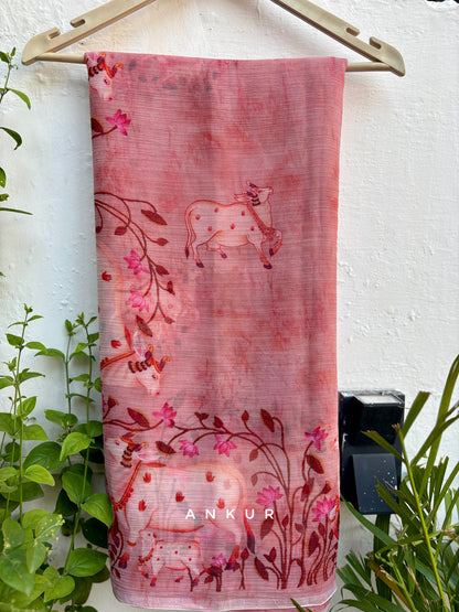 Blush Meadow Vintage Isha Chiffon