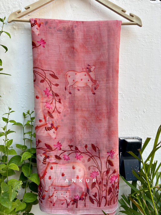 Blush Meadow Vintage Isha Chiffon