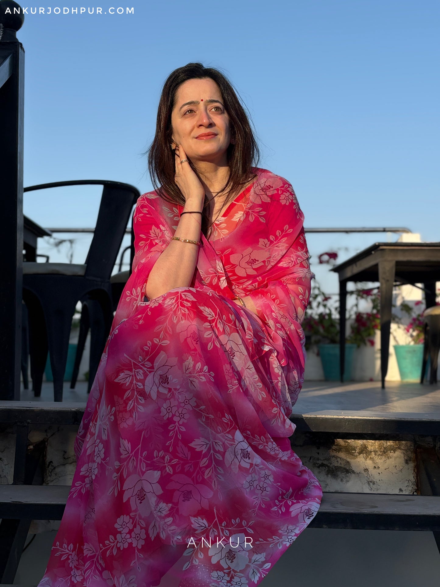 Morning Bloom Design two Flower Print