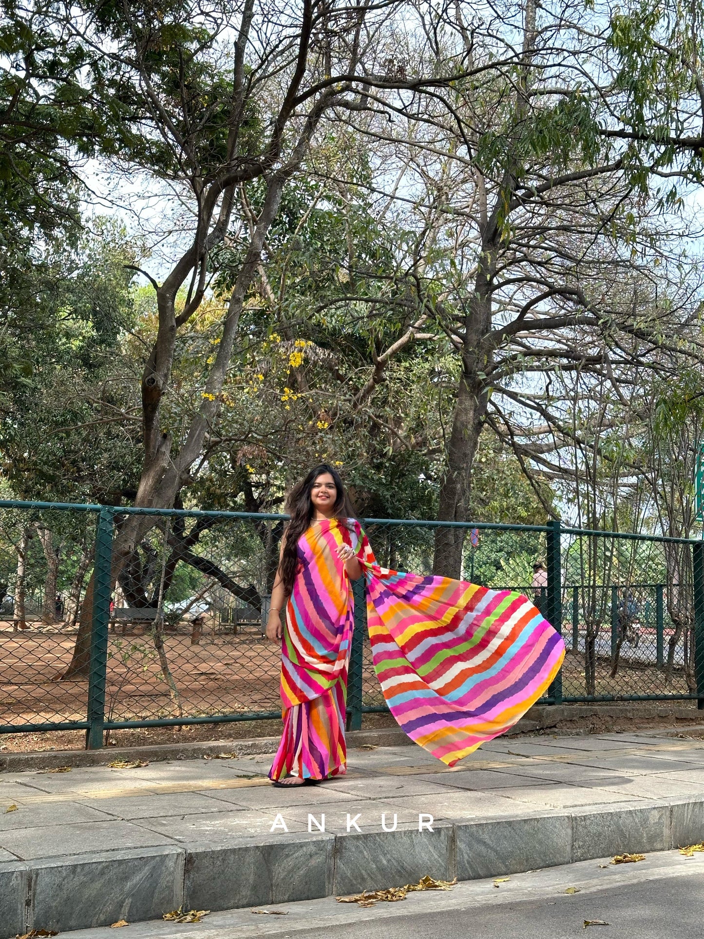 Multi colour Lehriya