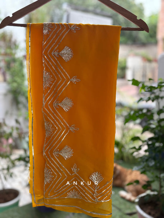 Yellow in new Gota design Anvi