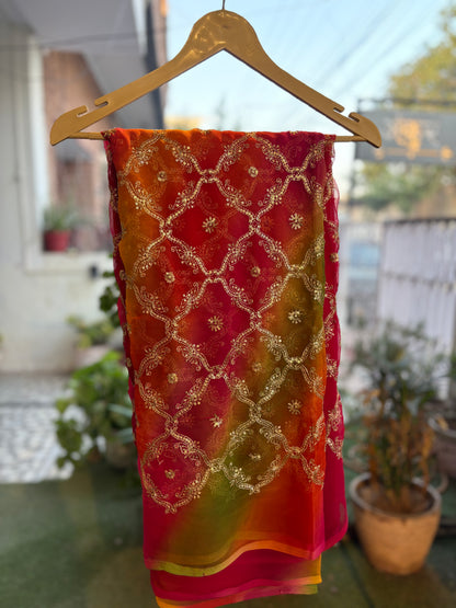 Red tone multi Shade Yamini