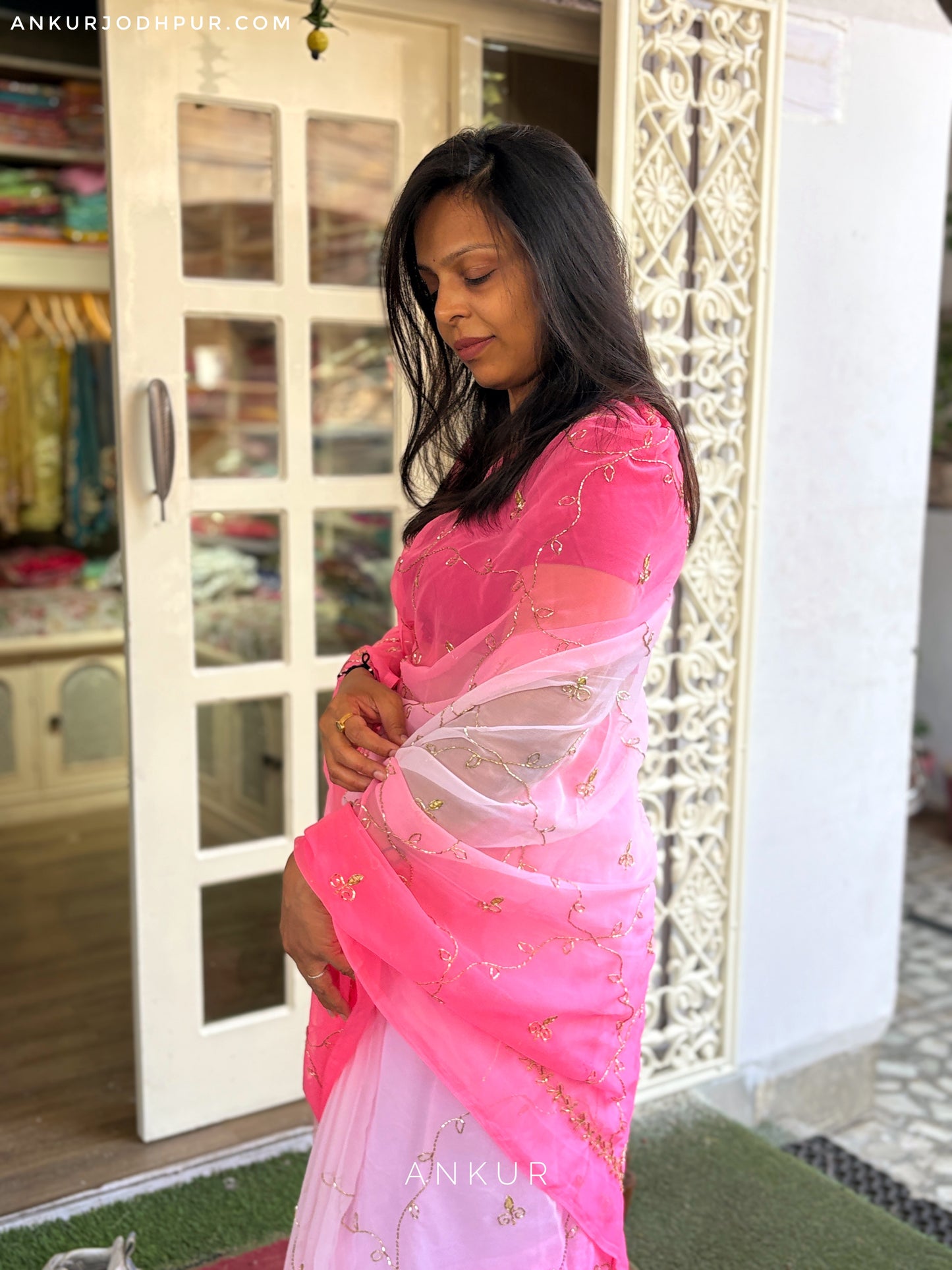 Roohani blush cut dana Suhani