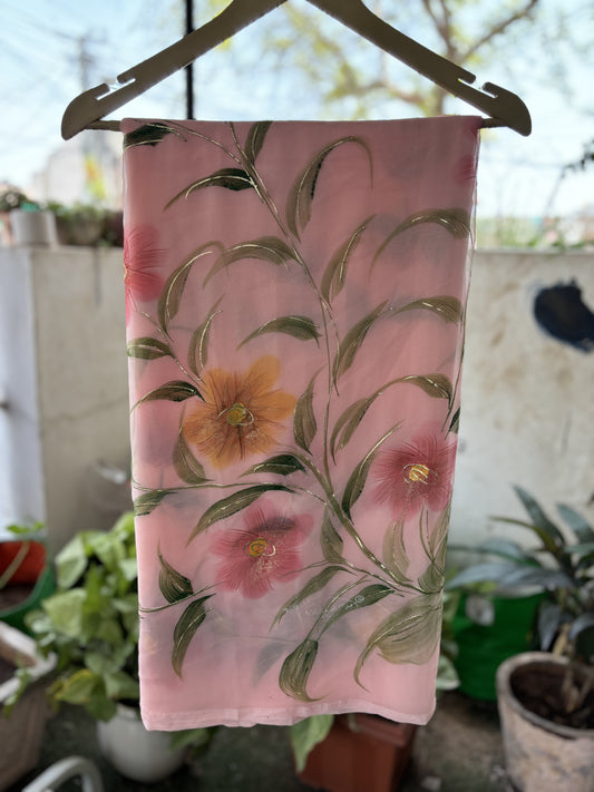 Baby Pink Brush Paint